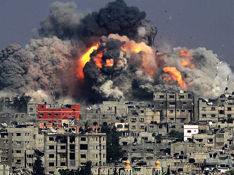 Gaza-in-ashes